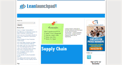 Desktop Screenshot of leanlaunchpad.com