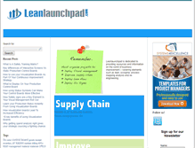 Tablet Screenshot of leanlaunchpad.com